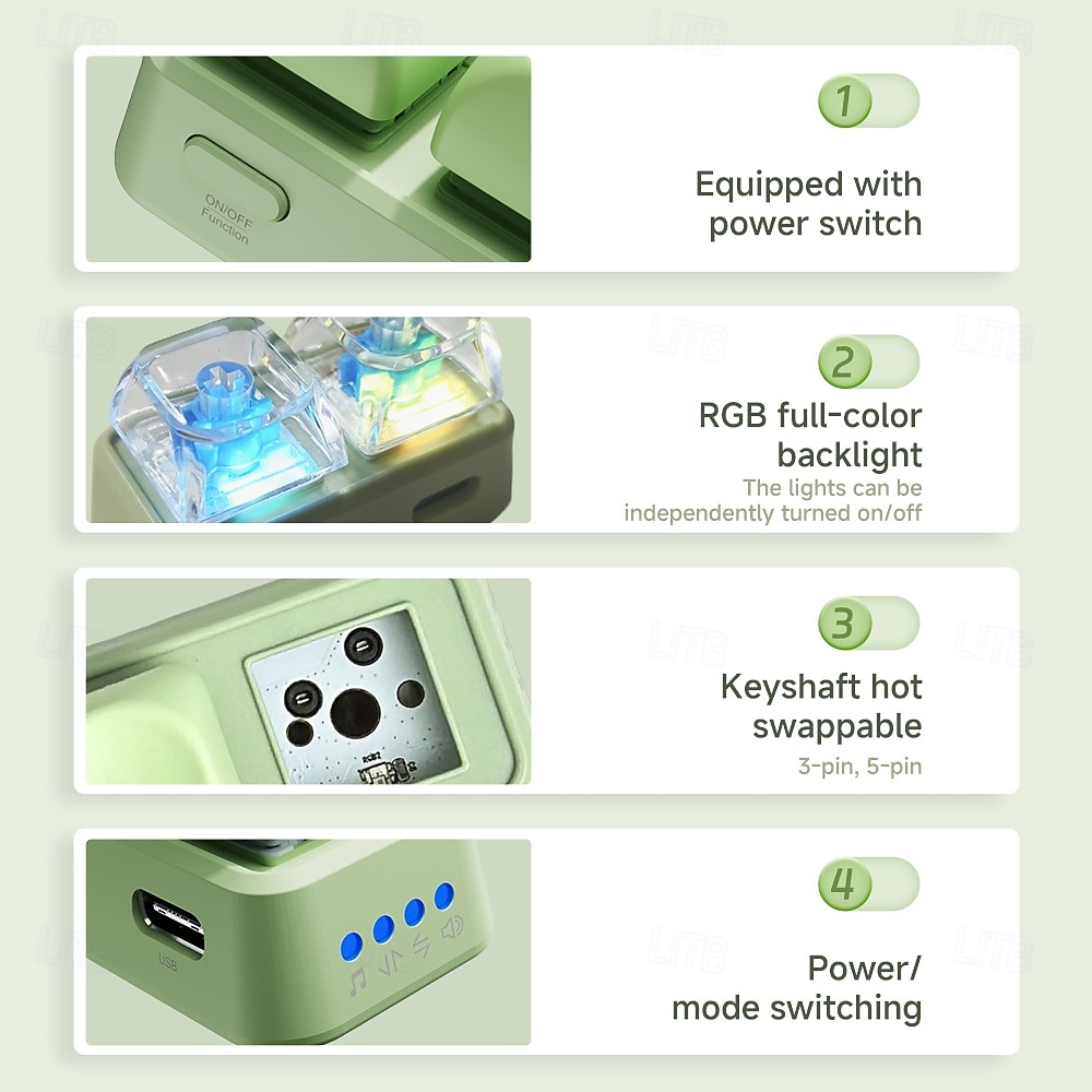 uusi näppäimistö, kaksinäppäininen e-kirjan sivunkääntäjä, sopii tableteille ja matkapuhelimille, bluetooth-kaukosäädin, sopii lyhyille videoille Androidilla/iOS:lla 2026 - $32.99 –P3