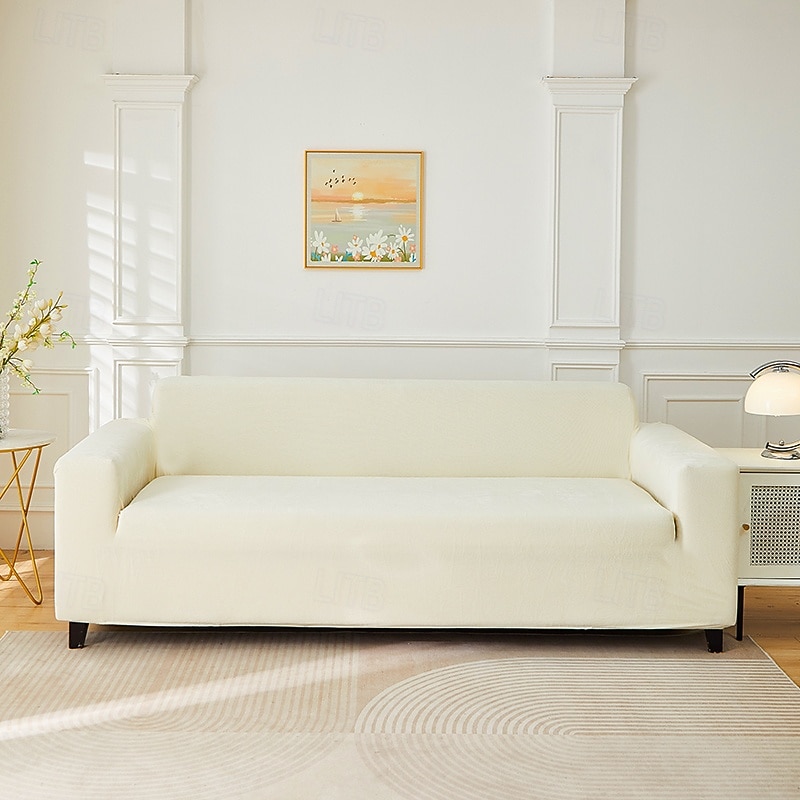 2026年 伸縮性のあるジャカード生地のストレッチソファカバー、ソファーカバー、セクショナルL字型ソファースリップカバー、コーナーケース、リビングルーム用、1、2、3、4人掛け  コレクション – $52.99 –P1