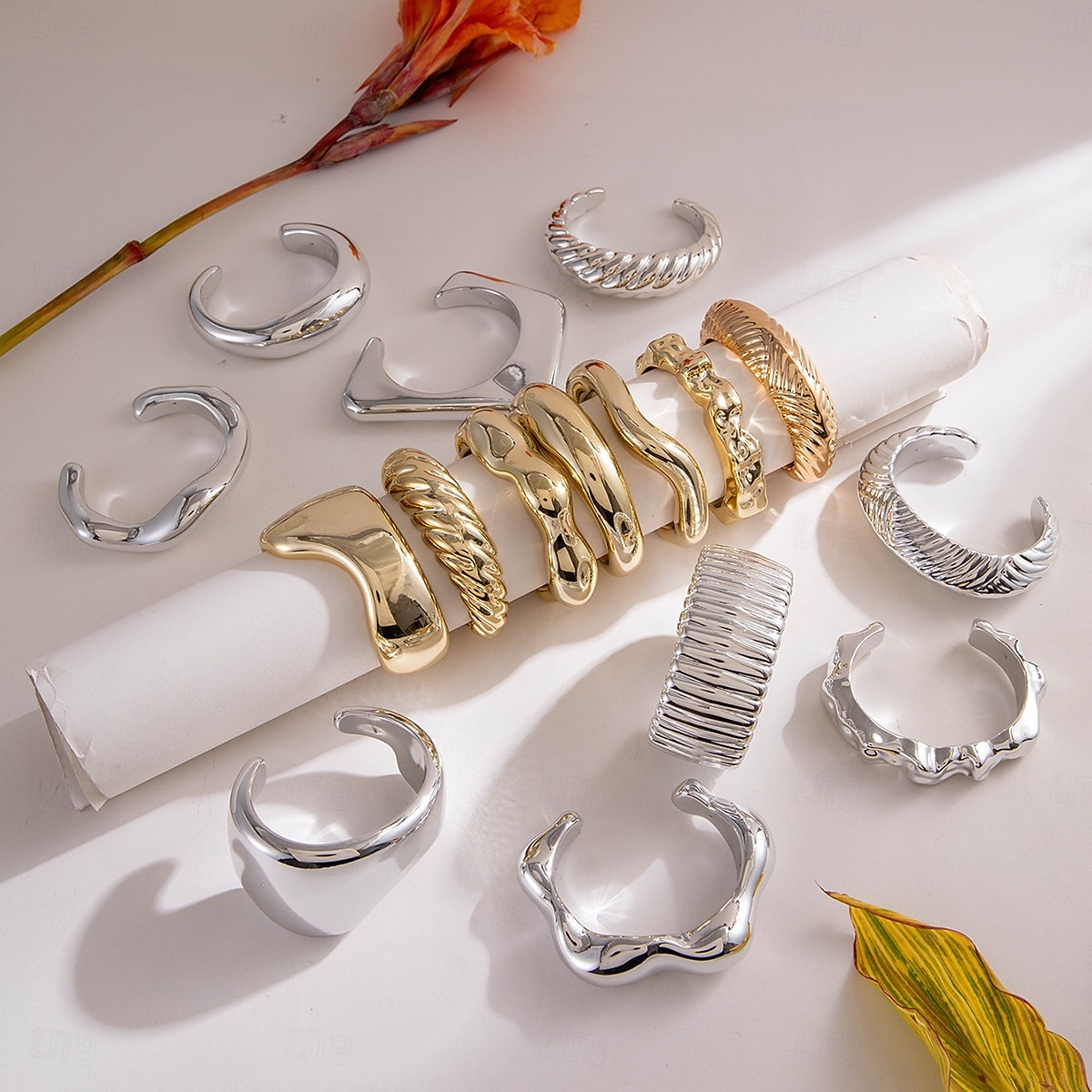 Samba Kiegészítők Absztrakt Szobrászati Karperecek Nőknek - Modern Irregular Arany  Ezüst Hangzású Karkötők Nagy Kijelentés Ékszerek Előadói Jelmez 2026 - $5.99 –P5