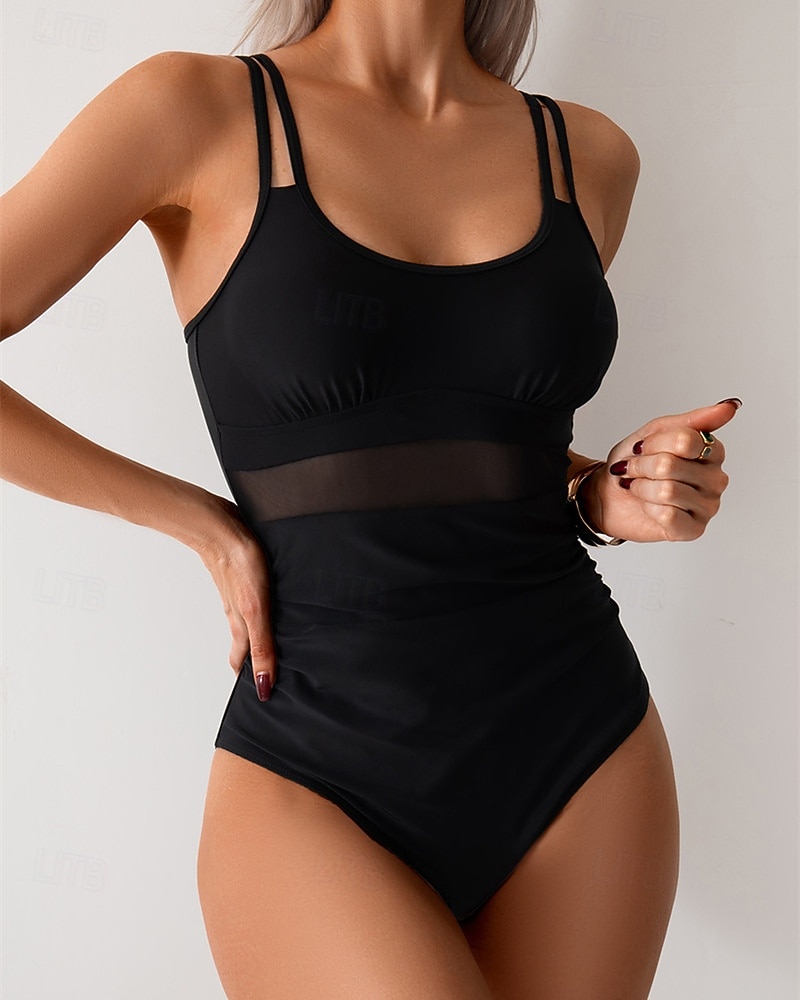 בגדי ריקוד נשים בגד ים אחיד רשת הגנת UV גמישות גבוהה ללא שרוולים בגדי ים גלישה צלילה שנרקול קיץ 2026 - $21.99 –P3