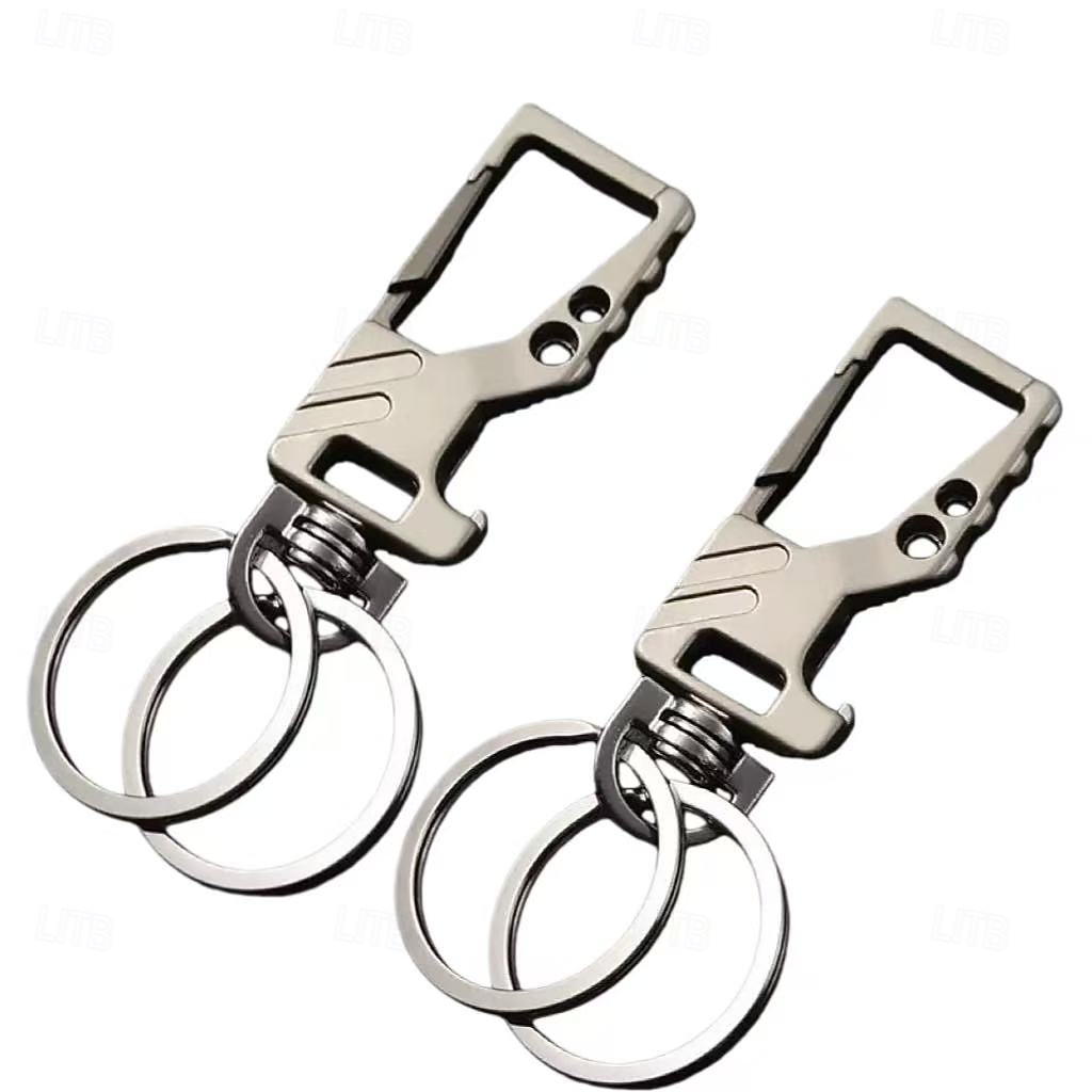 2 Stück robuste Schlüsselanhänger mit Flaschenöffner und Karabinerhaken für Damen und Herren 2026 - $10.99 –P10