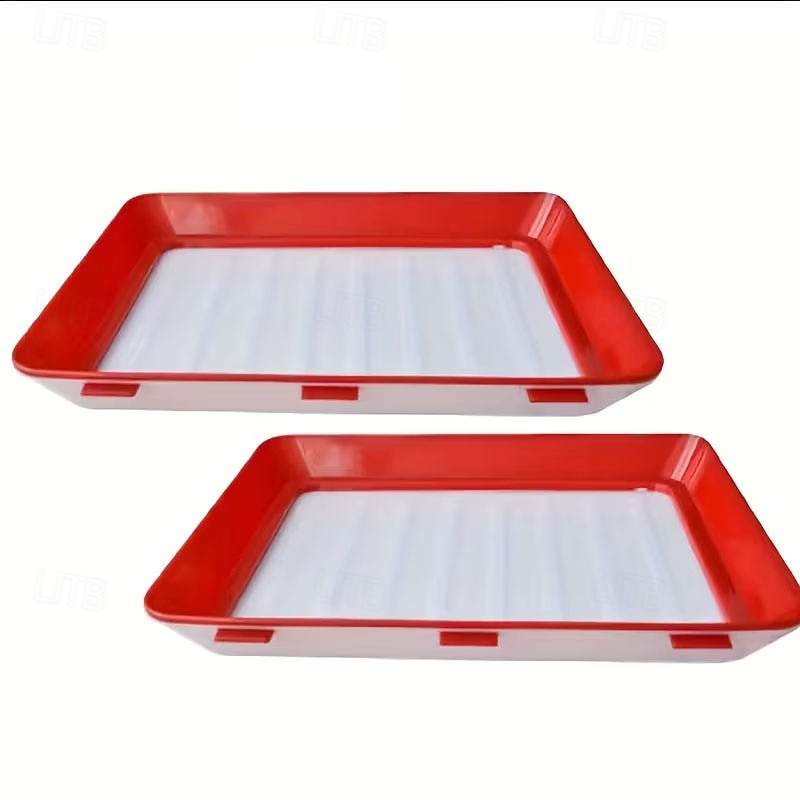 Conjunto de 2/4 recipientes empilháveis para armazenamento de alimentos na geladeira com vedação a vácuo, caixas organizadoras de cozinha de alta qualidade para frutas, verduras, pão e carne. de 2026 por $16.99 –P12