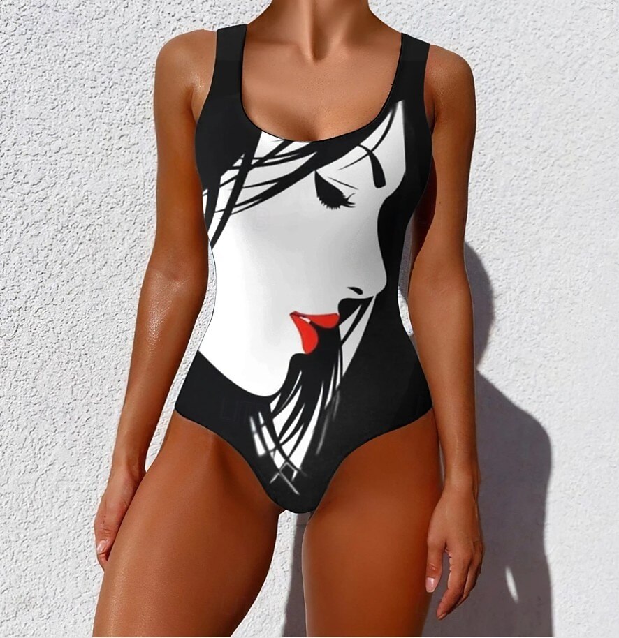 Γυναικείο Μαγιό Μονοκόμματο Αδυνάτισμα Ρυθμιστικά Σλιπ Έλεγχο Κοιλιάς Ψηλός Φερμουάρ Λεπτό Ανοιχτή Πλάτη Διακοπές Vintage Ombre Γραφικό U Λαιμός Αμάνικο Μαγιό 2026 - $32.99 –P3