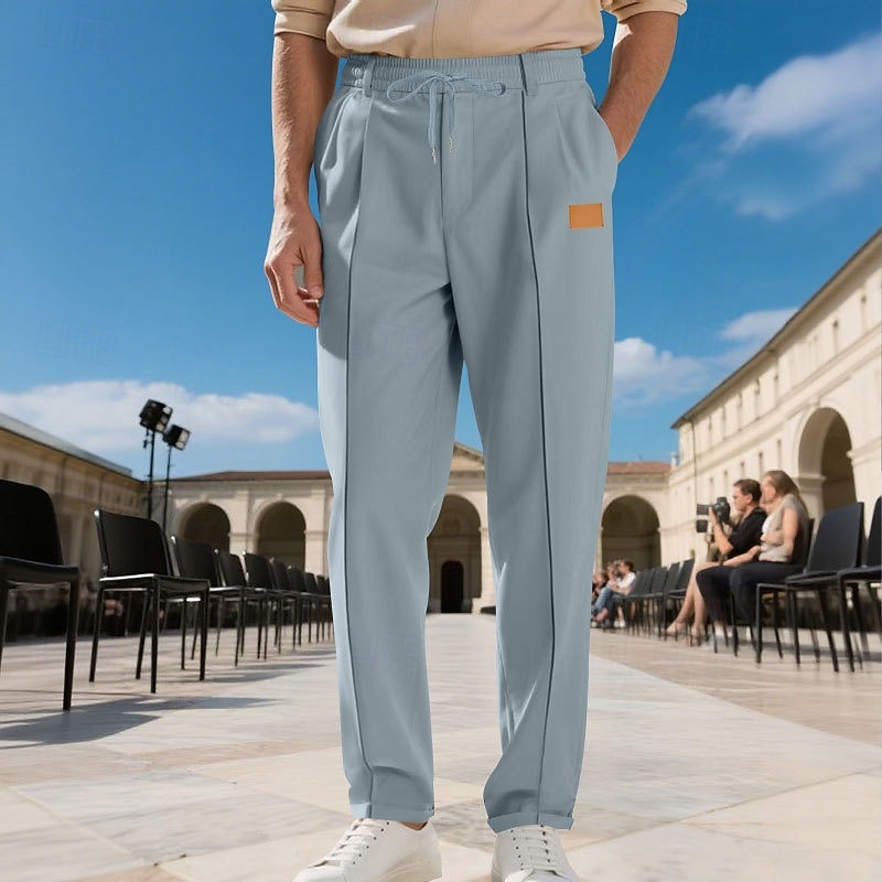 Herren Hose Freizeithose Baggy-Hosen Kordelzug Tasche Elastischer Bund Einfach Komfort Weich Lässig Täglich Outdoor Urlaub Mode Schwarz Armeegrün 2026 - $26.99 –P14