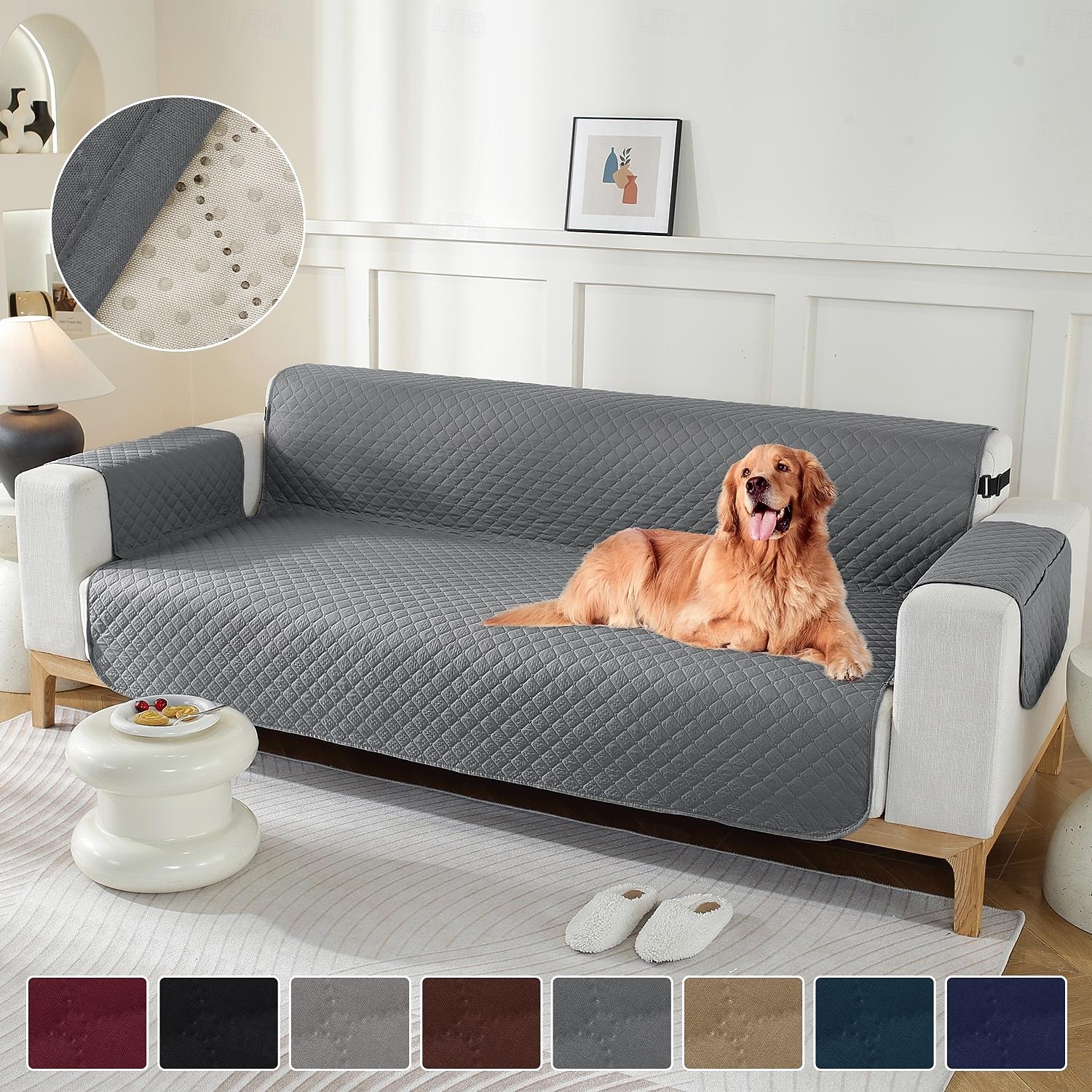 Stretch-Sofaüberzug für 1-, 2-, 3- oder 4-Sitzer-Sofas, elastischer Bezug für Wohnzimmer-Ecksofas 2026 - $82.99 –P9