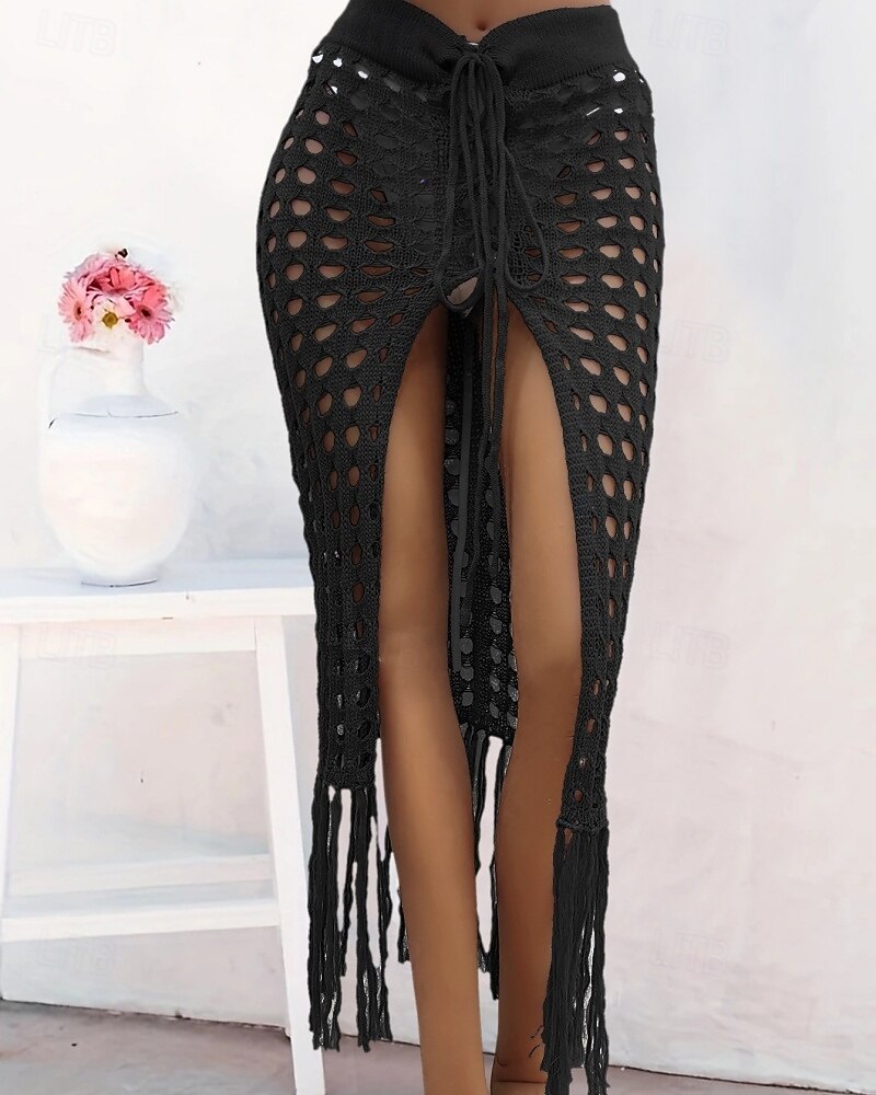 Mujer Bañadores Tapadera Vestido de Baño Falda Traje de baño Cortado Vacaciones Ropa de playa Color sólido Sin Mangas Trajes de baño 2026 - $25.99 –P9