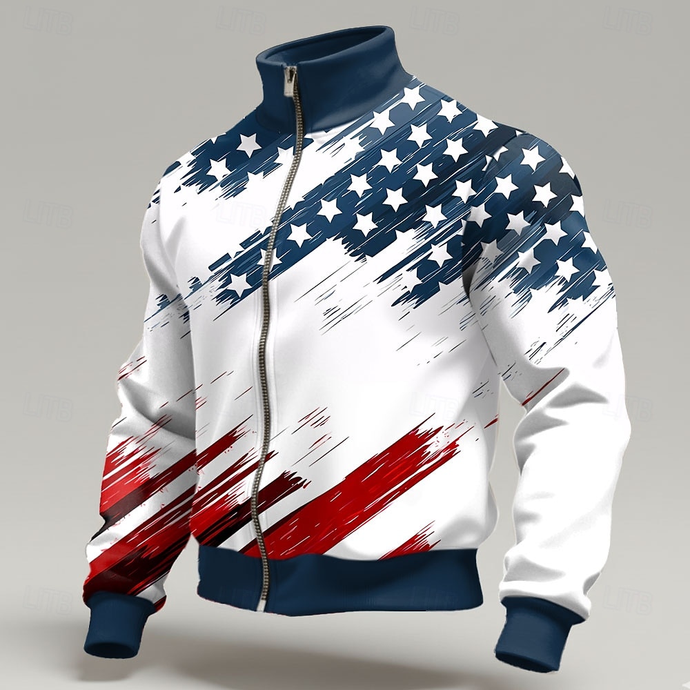 4 juillet 2026 250e jour commémoratif Sweat à capuche designer Streetwear drapeau américain Sports d'extérieur Daily Street de 2026 ? $31.99 –P2