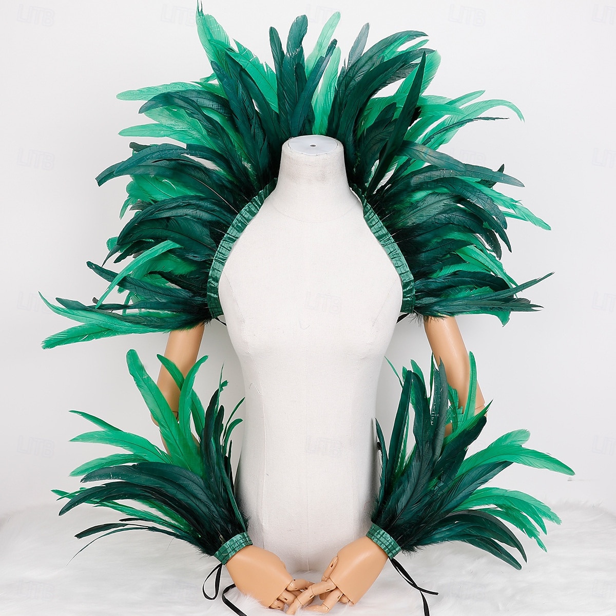 Καθαρενικά 2026 Ρίο Καρναβάλι Σάμπα Αξεσουάρ Καρναβάλι Κόκκινο Και Κίτρινο Φτερό Στολή Σετ Μανίκι Ωμού  Καλύμματα Βραχίονα Για Μάρντι Γκρας Χορό Πάρτι Βραζιλία Φεστιβάλ Ενδυμασίας 2026 - $44.99 –P1