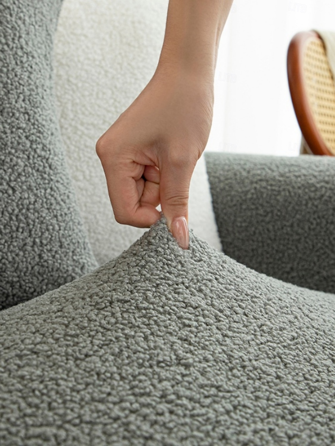 1 szt. aksamitny pokrowiec na sofę, gruby, miękki, luksusowy, dekoracyjny, chroniący sofę, antypoślizgowy, pyłoszczelny, chroniący przed zarysowaniami, odpowiedni do sypialni, salonu i gabinetu przez 2026 - $138.99 –P11