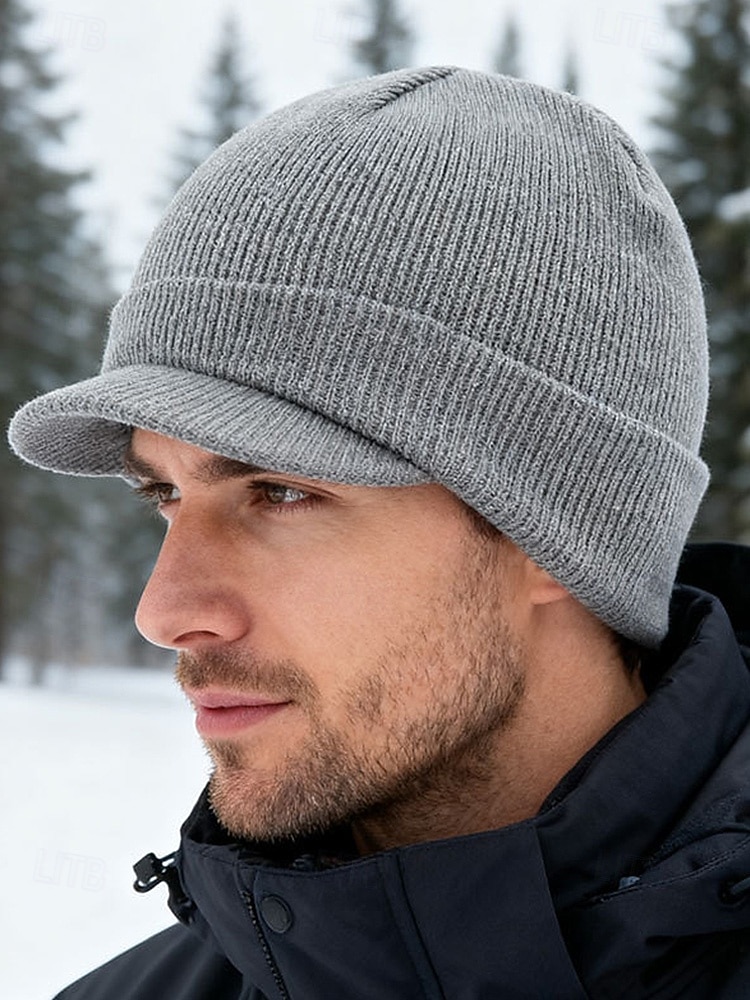 Bonnet d'extérieur tricoté pour homme, disponible en plusieurs couleurs – chaud et confortable pour l'hiver et les activités de plein air de 2026 ? $11.99 –P1