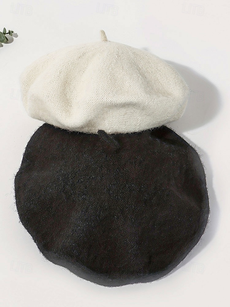 Women's Polyester Faux Wool Beret – Pearl Decoration, Multiple Colors, Elegant and Stylish for Fall and Winter Fashion 2026 - $11.99 –P8