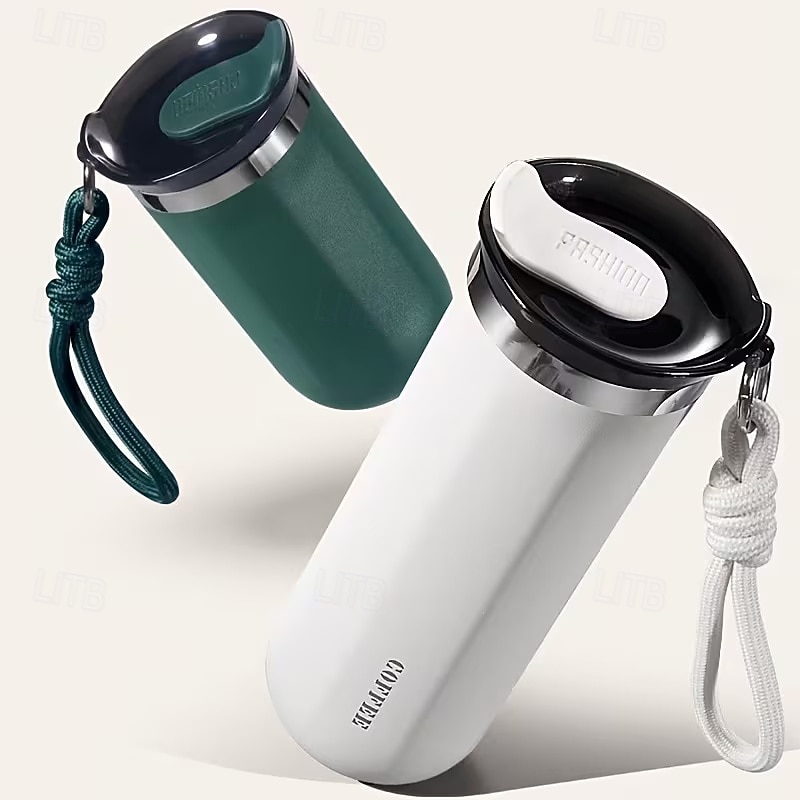 Mug isotherme en acier inoxydable de 350 ml et 500 ml – étanche, réutilisable et avec couvercle, convient aux boissons chaudes et froides, cadeau idéal pour hommes et femmes, cadeau parfait pour les de 2026 ? $16.99 –P3