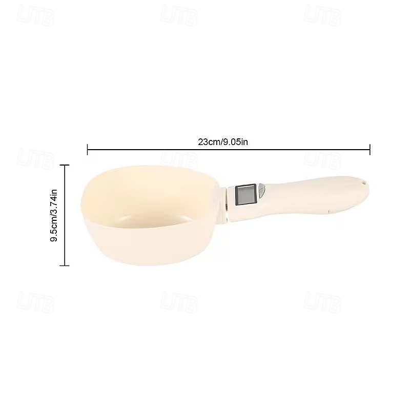 Digitale maatlepel, digitale maatlepel voor voedsel, 800 g / 1 g, hoge precisie met lcd-scherm, huishoudelijke weegschaal voor keuken- en honden- en kattenvoer 2026 - $16.99 –P12
