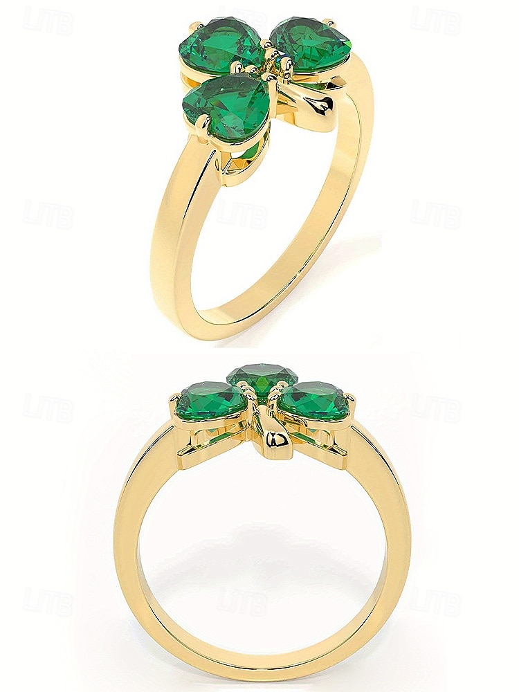 Dámský prsten s trojlístkem a jetelem ke Dni svatého Patrika, měděný materiál, elegantní šperk pro štěstí v irském stylu pro dámy, ideální pro sváteční oslavy, průvody, večírky a slavnostní nošení. 2026 - $11.99 –P7