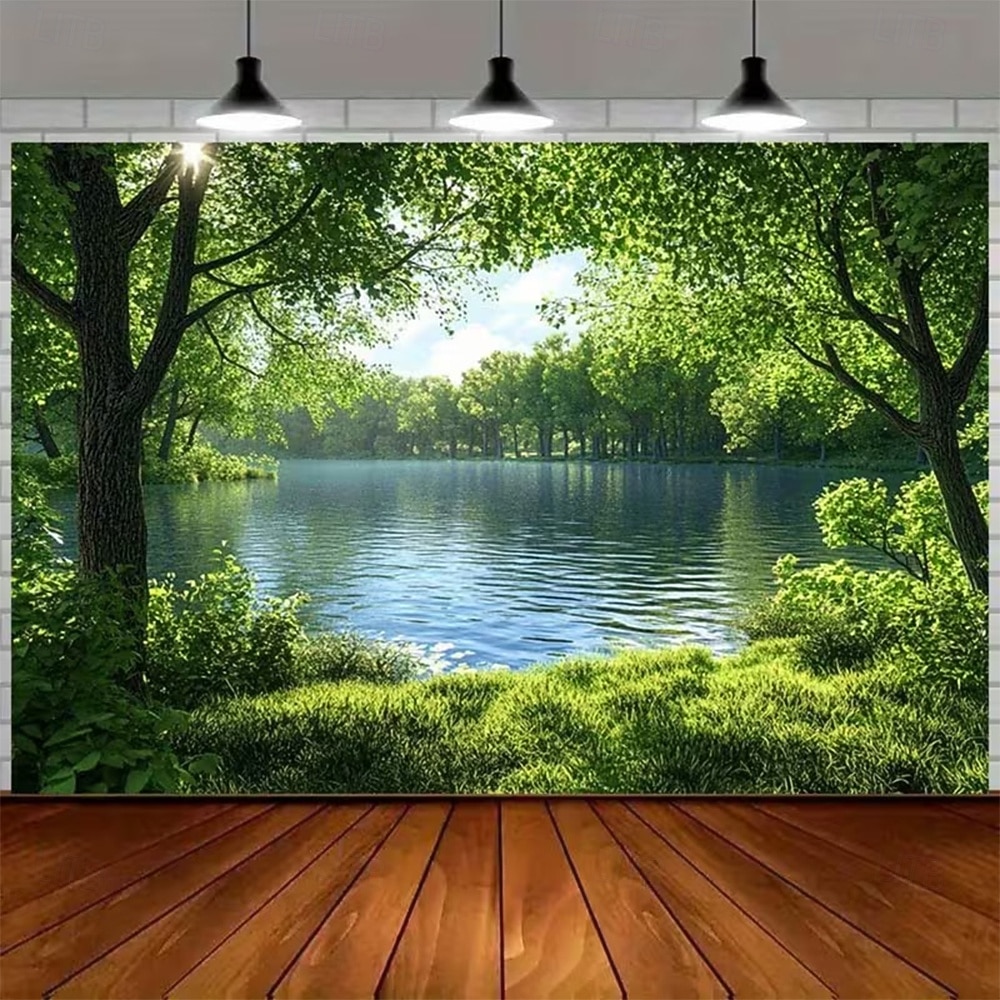 arazzo Striscioni Coperta Lago 森林 3D Camera da letto Soggiorno Dormitorio Stanza per adolescenti Dormitorio universitario Portico a muro Arredamento per la casa del 2026 a $20.99 –P3