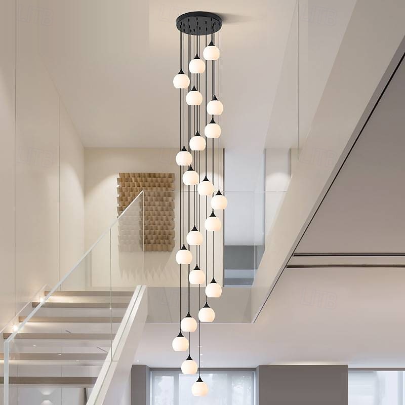 Suspensions LED modernes – lustres élégants pour escalier & salon de 2026 ? $406.75 –P8