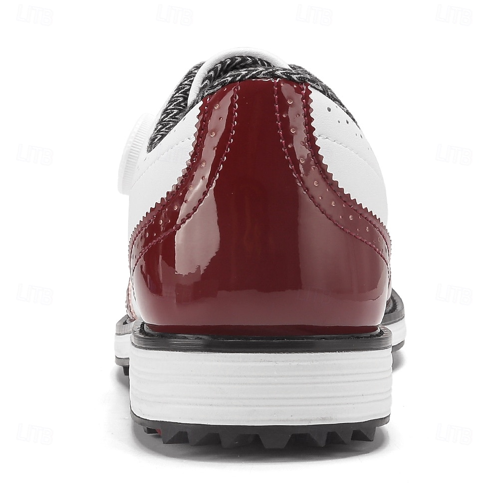 Heren golfschoenen – comfortabel wit en bordeauxrood design voor optimale prestaties en stijl op de golfbaan. 2026 - $79.99 –P14