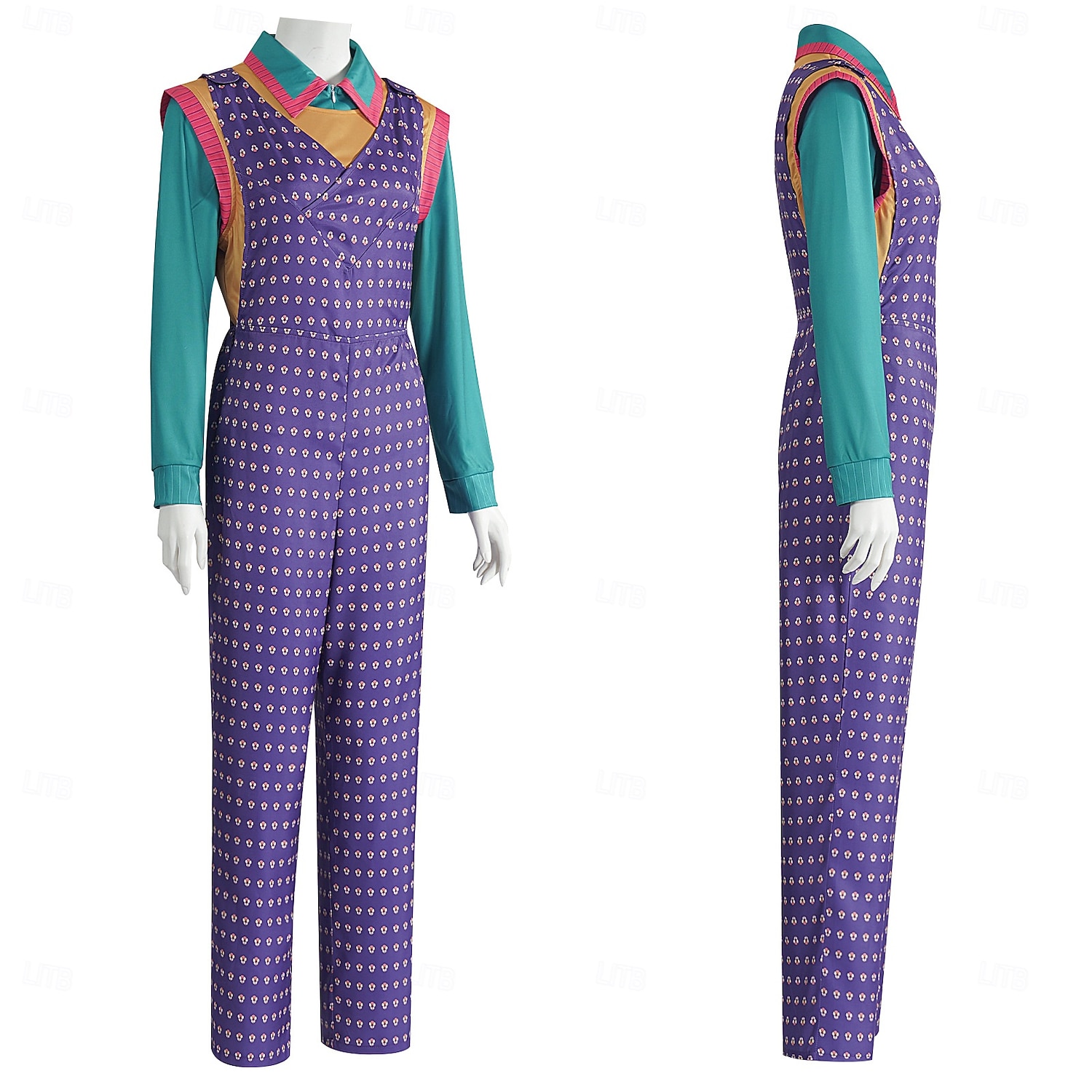 Sci-fi-TV-program TV-serier Finkostym Jumpsuit Onesie kostym Karnevalsdräkt Cosplay for Dam Vuxen Halloween Fest Prestanda 2026 - $60.99 –P2