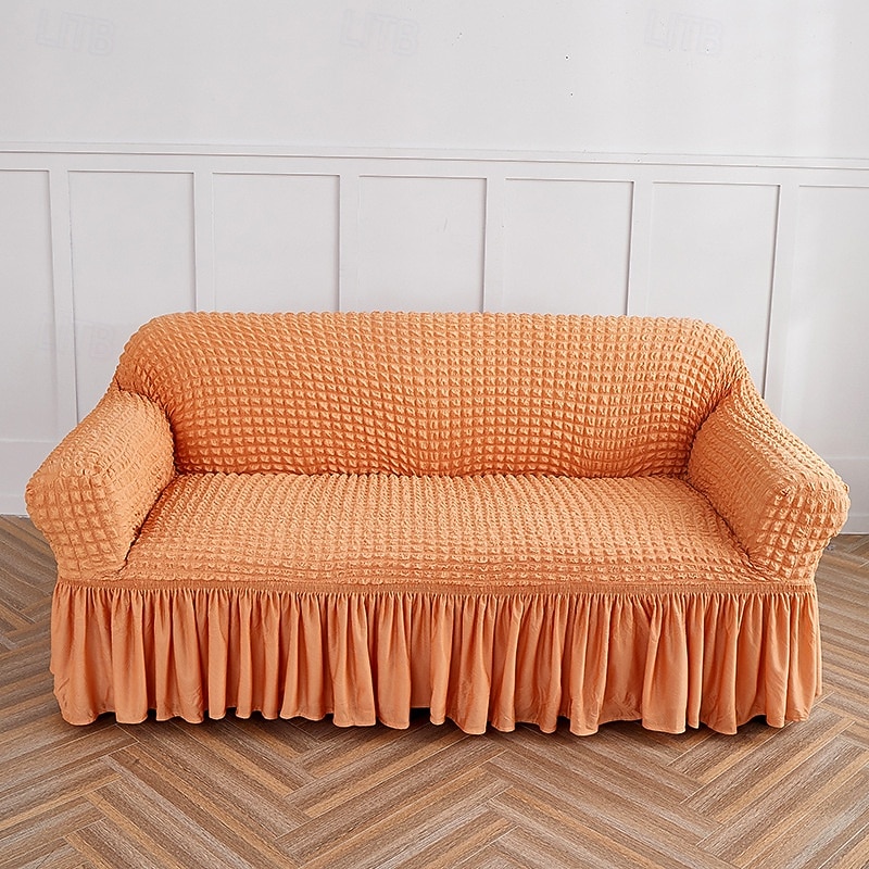 Skirted Bubble Tulle Sofa Cover Full Elastic Slipcover Dustproof Non Slip Sofa Protector Cushion Cover Stretchable Sofa Throw for Living Room Furniture 2026 - $26.99 –P13