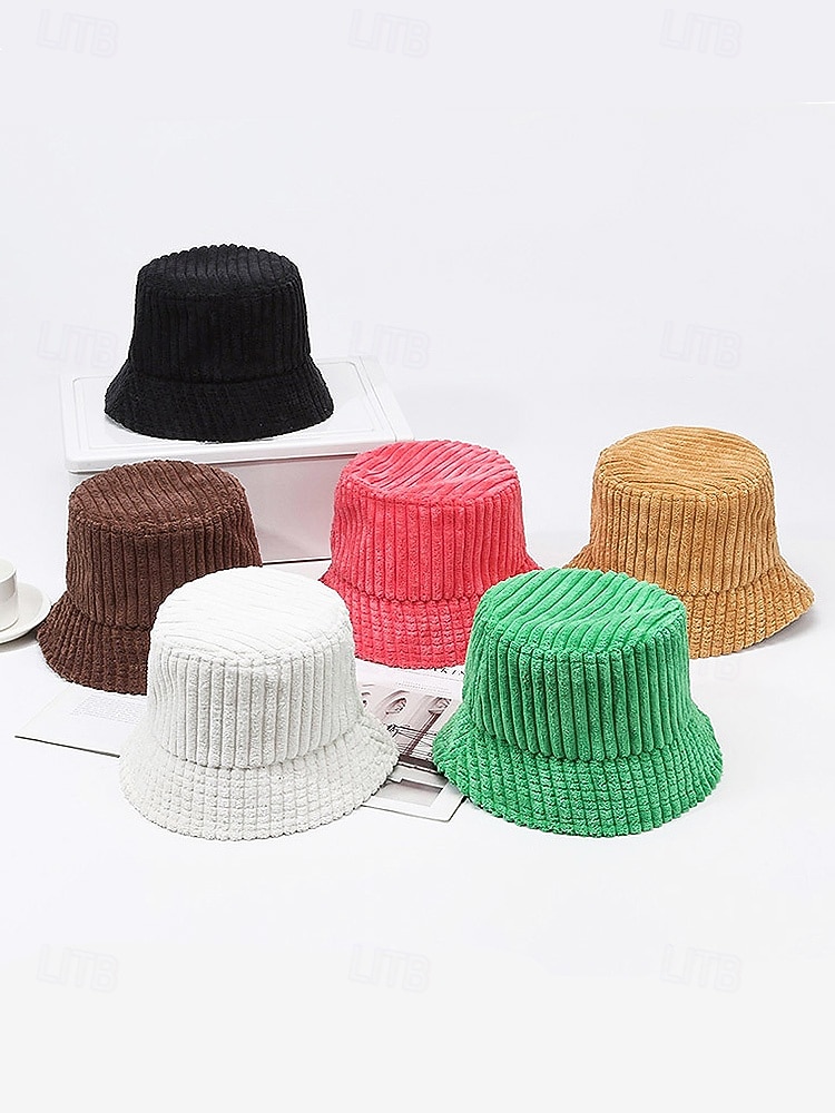 Cappello da pescatore in velluto a coste da donna, disponibile in vari colori, perfetto per il giorno di San Patrizio e per l'uso quotidiano, elegante e comodo del 2026 a $11.99 –P3