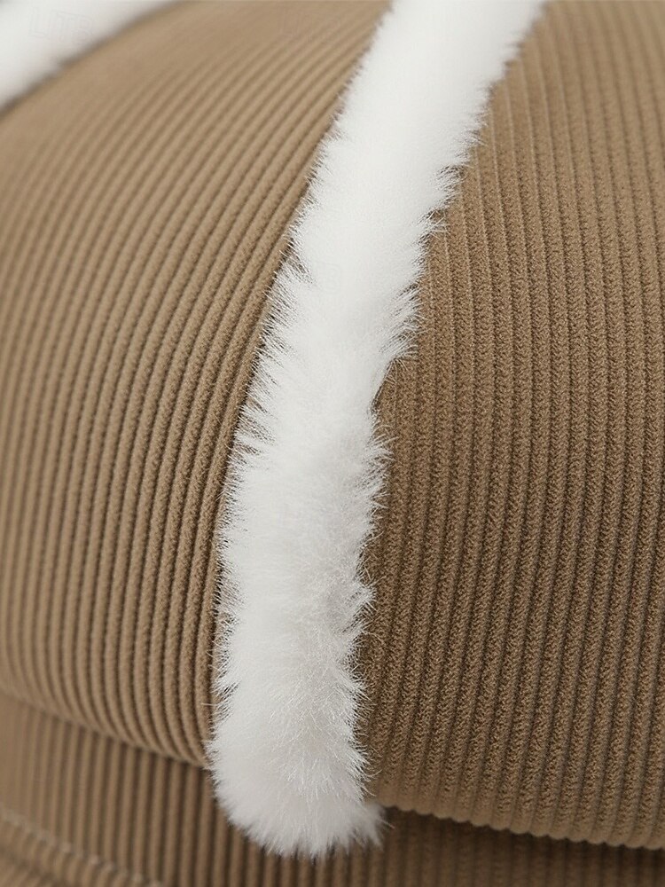 Women's Thickened Polyester Plaid Hat with Bow Detail, Available in Multiple Colors – Perfect for Fall and Winter Fashion 2026 - $14.99 –P9