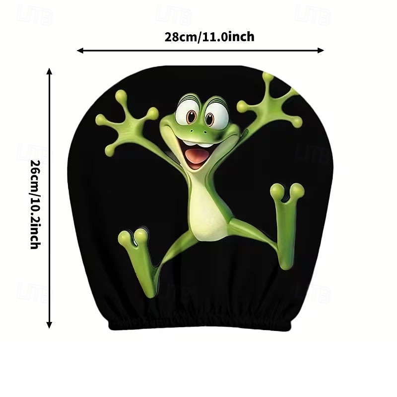 2 יחידות כיסויי משענות ראש לרכב עם הדפסה מצוירת של חיות חמודות, ללא מילוי, אביזרי פנים לרכב, כיסויי משענות ראש אוניברסליים לרכב, קישוטי פנים לרכב, מתאים לשימוש בכל מזג אוויר ללא מילוי 2026 - $8.99 –P30