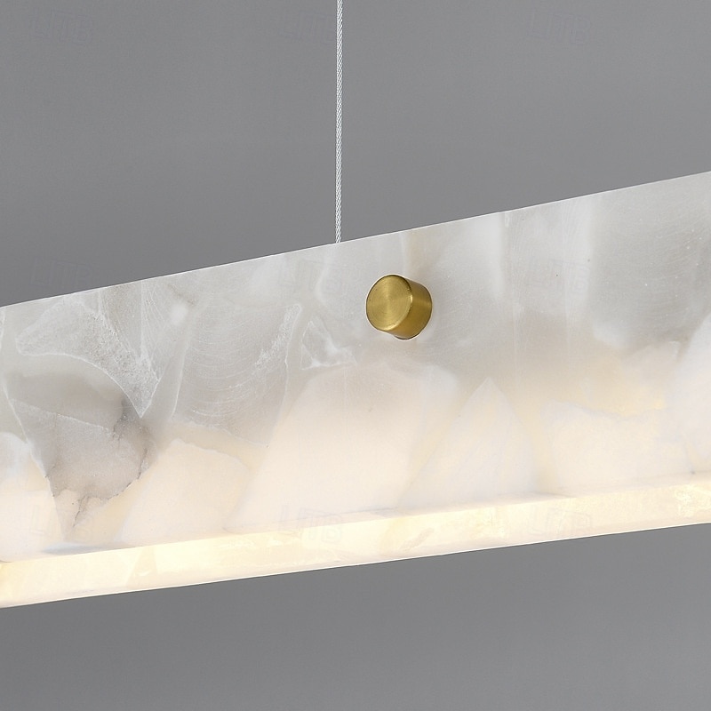 Lampadario a sospensione a led classico in marmo da 100 cm, oro, luce interna, sala da pranzo, per soggiorno del 2026 a $699.99 –P4