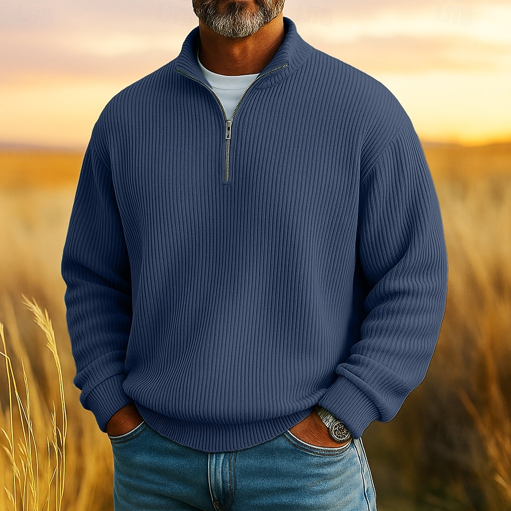 Ανδρικά Κοτλέ πουκάμισο Με Υφή Causal Διακοπές Τρίμηνο φερμουάρ Μακρυμάνικο Μοντέρνα Βασικό Συμπαγές Χρώμα Με Υφή Φερμουάρ Ζεστό Φθινόπωρο Άνοιξη & Χειμώνας Φθινόπωρο & Χειμώνας Κανονικό 2026 - $25.99 –P9