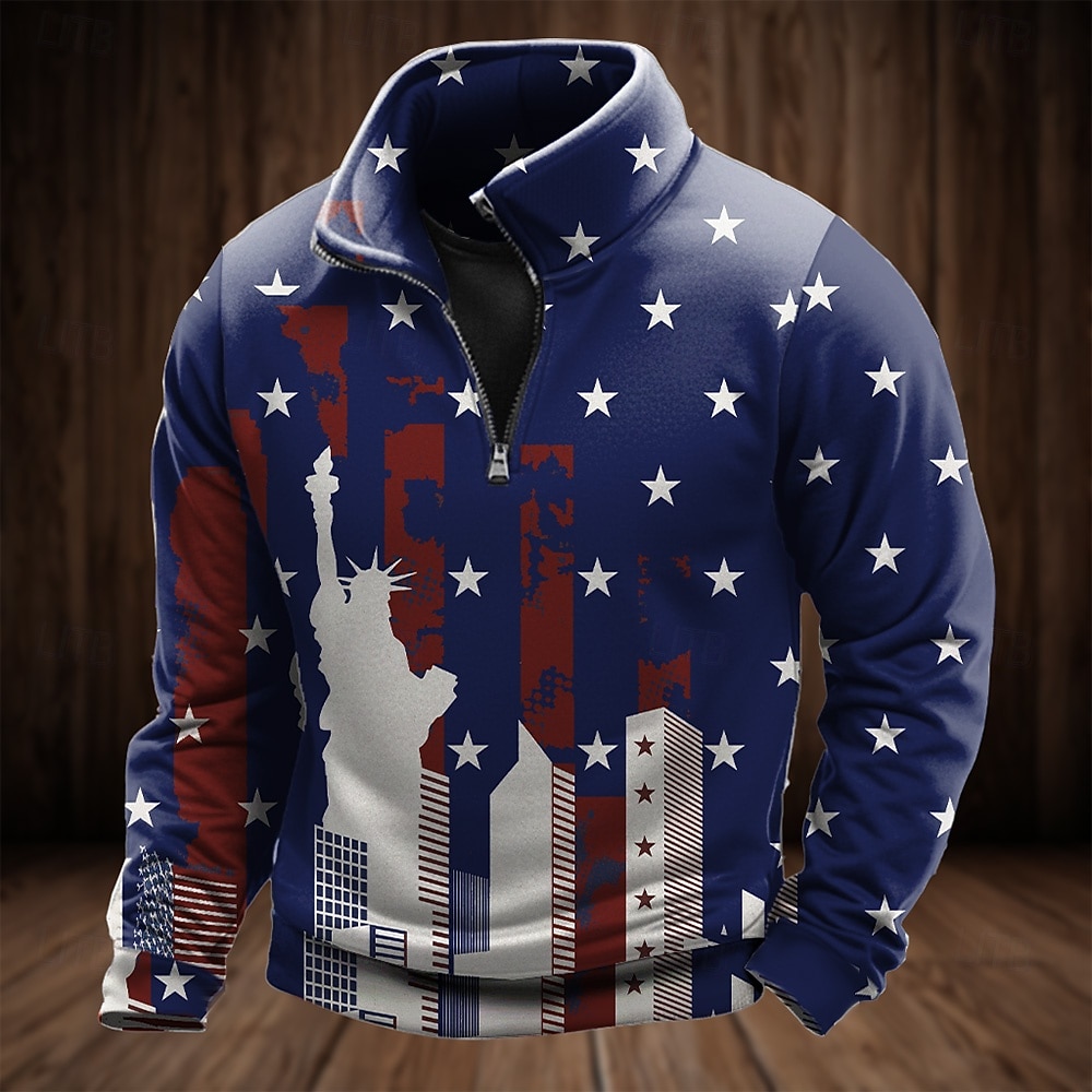 4 luglio 2026 250° Memorial Day Felpa con cappuccio da uomo Designer Bandiera degli Stati Uniti Casual Sportivi Street del 2026 a $33.99 –P2