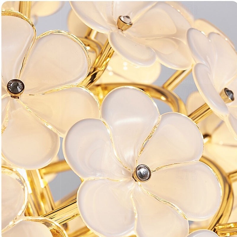 4 luci 6 luci 45 cm Design a isola Luci da Soffitto Metallo Vetro Galvanizzato Contemporaneo 110-120V 220-240V del 2026 a $606.95 –P2