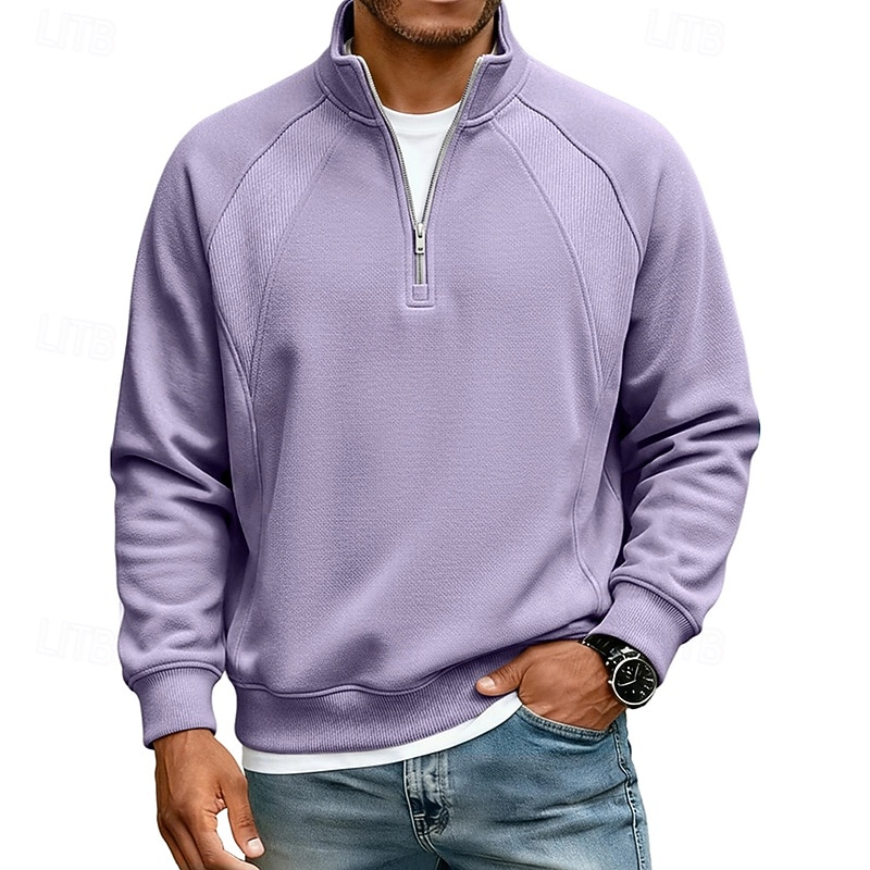 Per uomo Maglia Felpa con cappuccio Felpa con zip corta Rosso bordeaux Nero Verde chiaro Verde militare Blu marino Colletto Mao Semplice Patchwork Casuale Quotidiano Sport & Outdoor Streetwear Cool del 2026 a $28.99 –P9