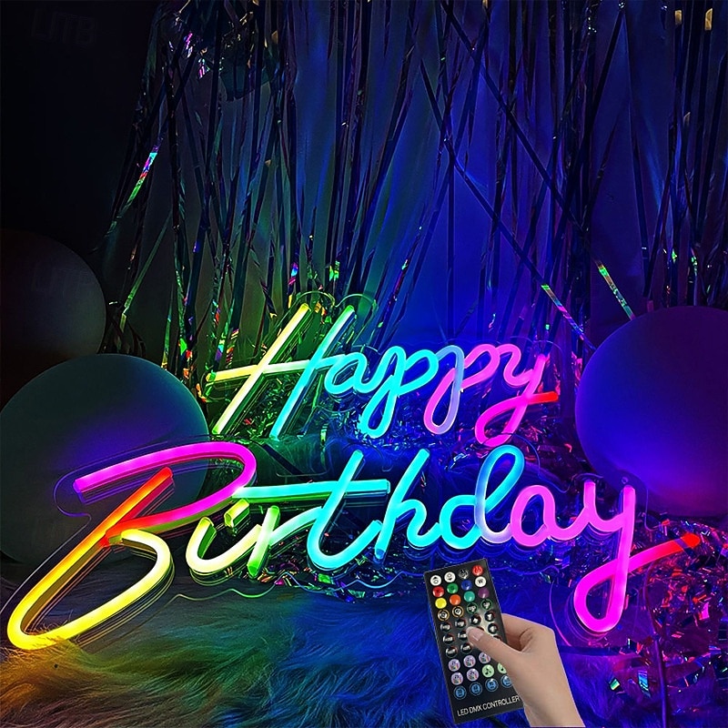 Lumières néon colorées, salle d'e-sport, salle de jeux, appliques murales décoratives RGB, suspensions, télécommande USB de 2026 ? $41.59 –P7