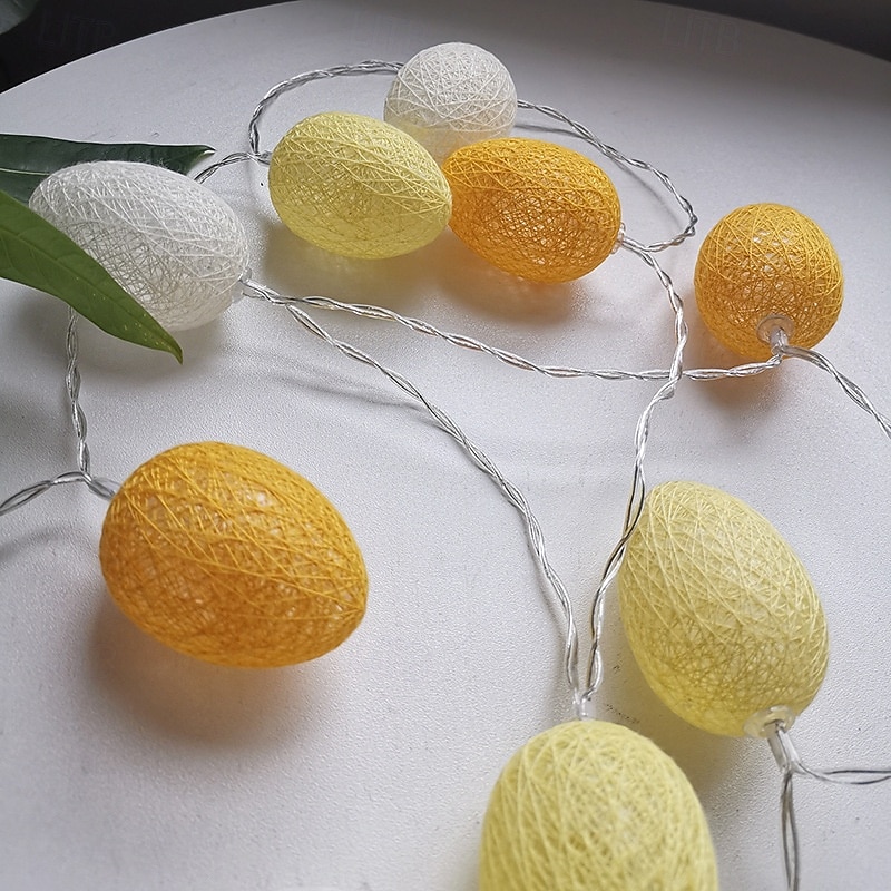 ביצי פסחא לד מחרוזת אורות USB מחרוזת אורות פיות לקישוט מסיבת פסח באביב קישוט פנימי וחיצוני 2026 - $17.99 –P10