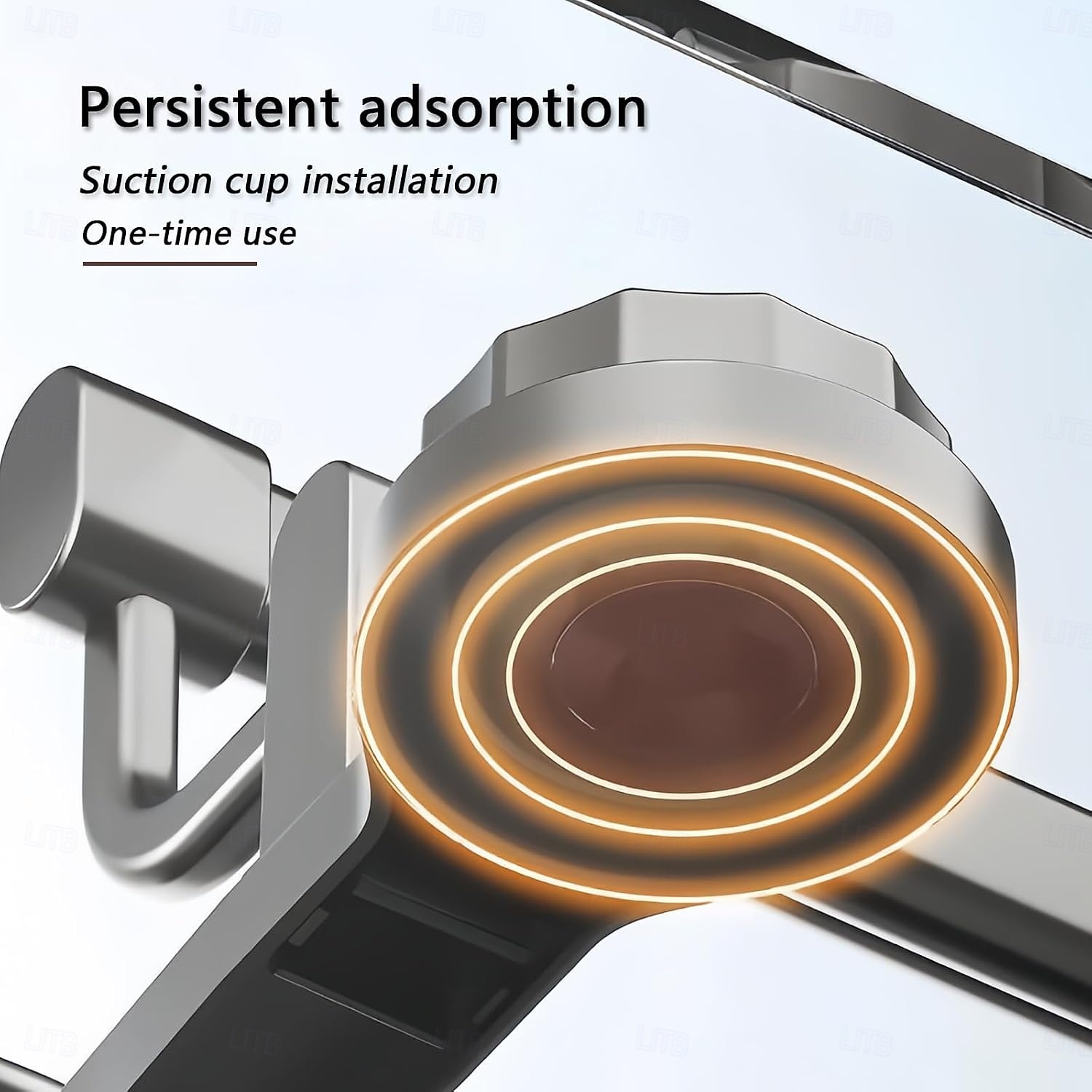 Toallero plegable con succión al vacío de 1/2 pieza, barra de toalla de baño sin taladro, adecuado para toallas, ropa, cintas para el cabello, joyas, toallas de mano, etc., almacenamiento, toalleros 2026 - $10.99 –P6