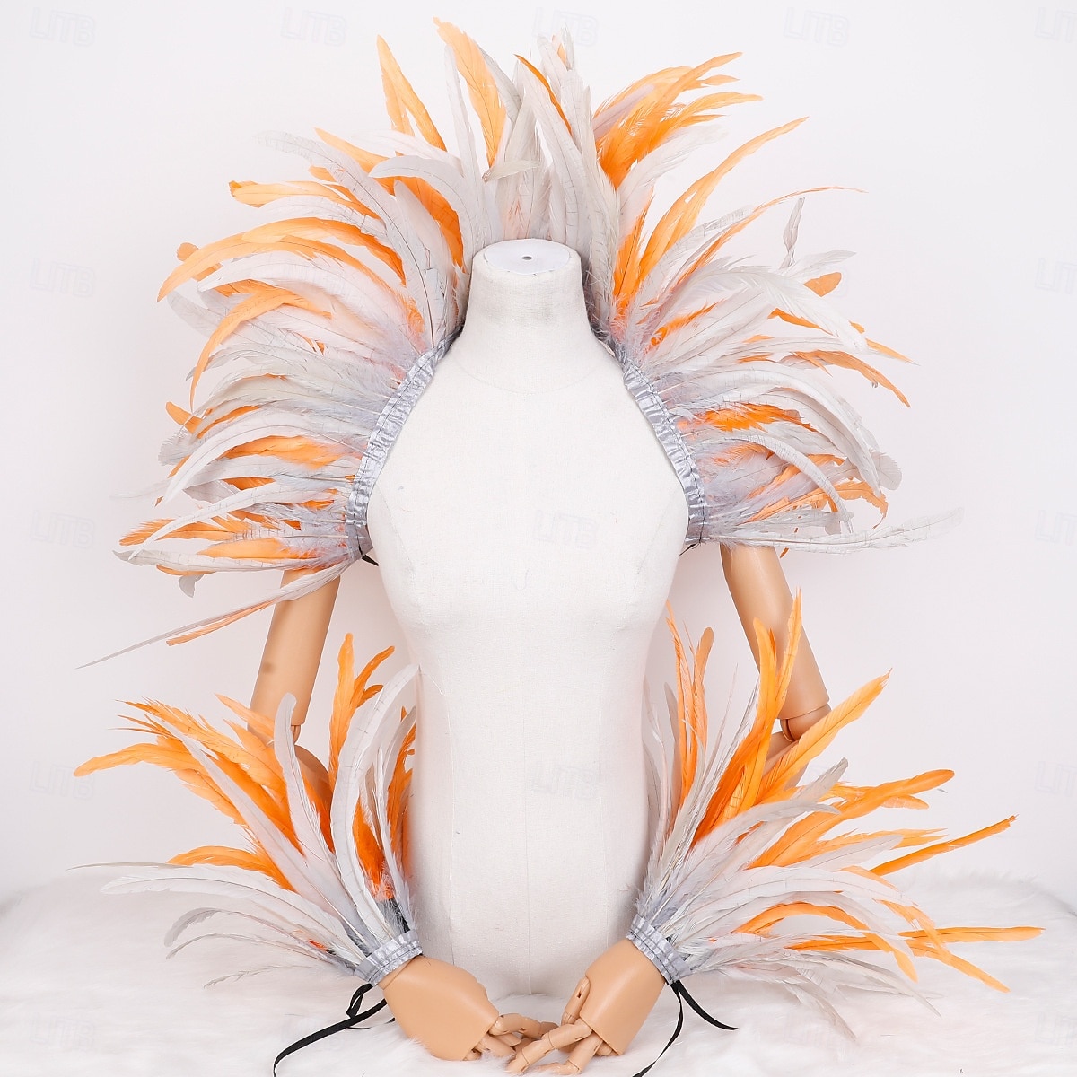 Καθαρενικά 2026 Ρίο Καρναβάλι Σάμπα Αξεσουάρ Καρναβάλι Κόκκινο Και Κίτρινο Φτερό Στολή Σετ Μανίκι Ωμού  Καλύμματα Βραχίονα Για Μάρντι Γκρας Χορό Πάρτι Βραζιλία Φεστιβάλ Ενδυμασίας 2026 - $44.99 –P9