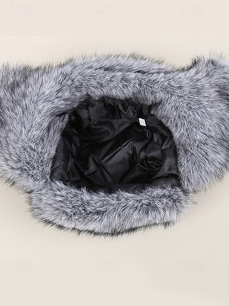 Männliche warme Kunstpelzhorn Mardi Gras Hut | Multi-Farben Tier/Dämon Stil Bomber-Cap | Perfekt für Karneval Maskerade  Kostümpartys 2026 - $24.99 –P9