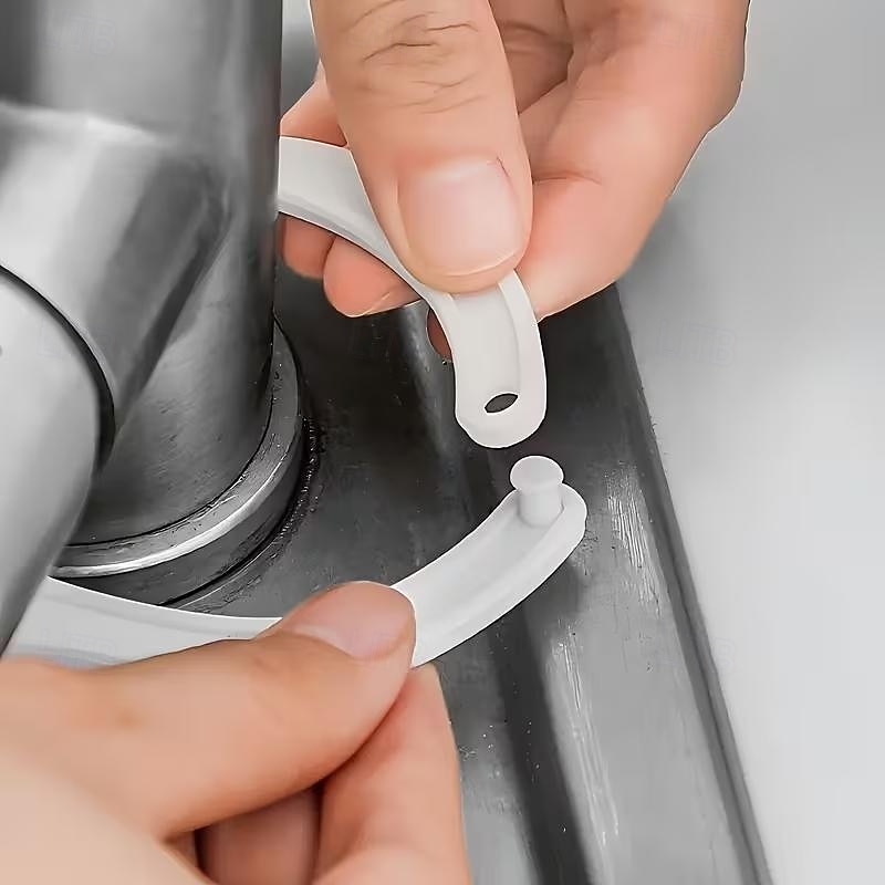 2 kpl söpö kissa silikoninen hanateline tyhjennysreiällä tilaa säästävä säilytysteline sienille, siveltimille kylpyhuoneessa ja keittiön lavuaarissa, kestävä koristeellinen järjestäjä 2026 - $9.99 –P8