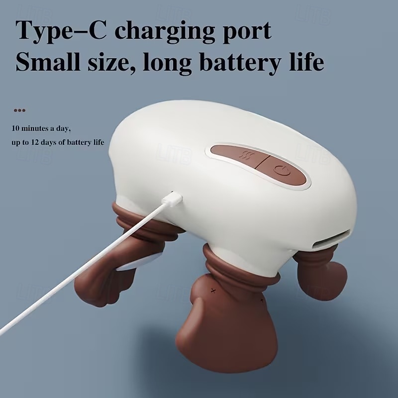 Massaggiatore per tessuti profondi ricaricabile tramite USB con 8 artigli, dispositivo portatile per le dita adatto a collo, schiena, spalle e gambe, regalo perfetto sia per uomini che per donne, del 2026 a $53.99 –P9