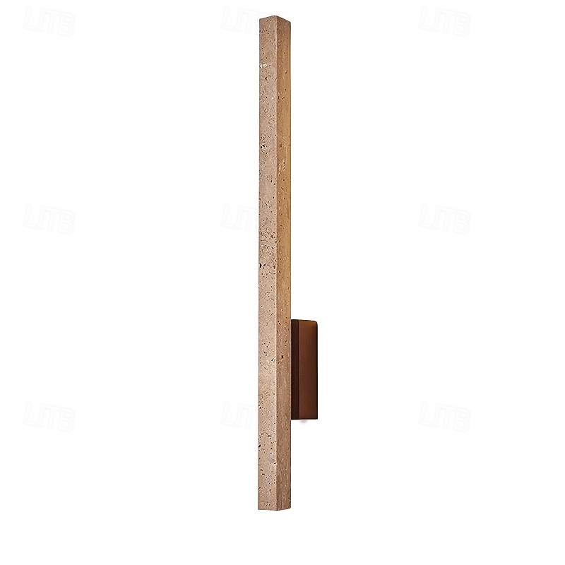 Applique da parete in travertino in stile nordico, lampada da parete lineare in pietra naturale, lampada da tavolo lunga, lampada da comodino minimalista, corridoio del soggiorno e della camera da del 2026 a $339.29 –P8