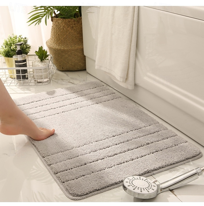 Covoraș de baie, gros, absorbant, antiderapant, covoraș de podea durabil, rezistent la murdărie, pentru intrarea în casă, dormitor, ușă de baie 2026 - $19.49 –P6