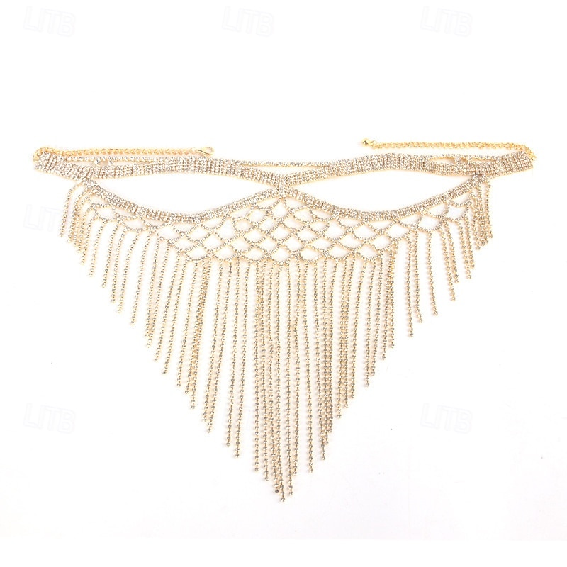 Samba Accessories Sparkling Rhinestone Masquerade Mask - Crystal Draping Face Veill Performance Costume 2026 - €22.01 –P2