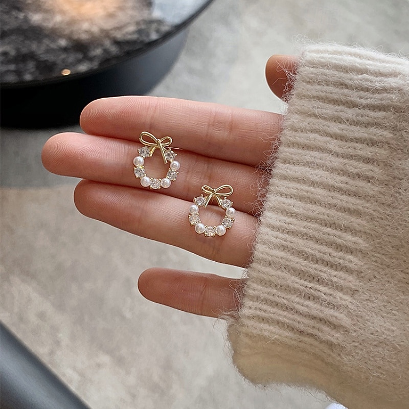 1 par Örhänge For Dam Dagligen Gata Legering Monogram 2026 - $11.49 –P5