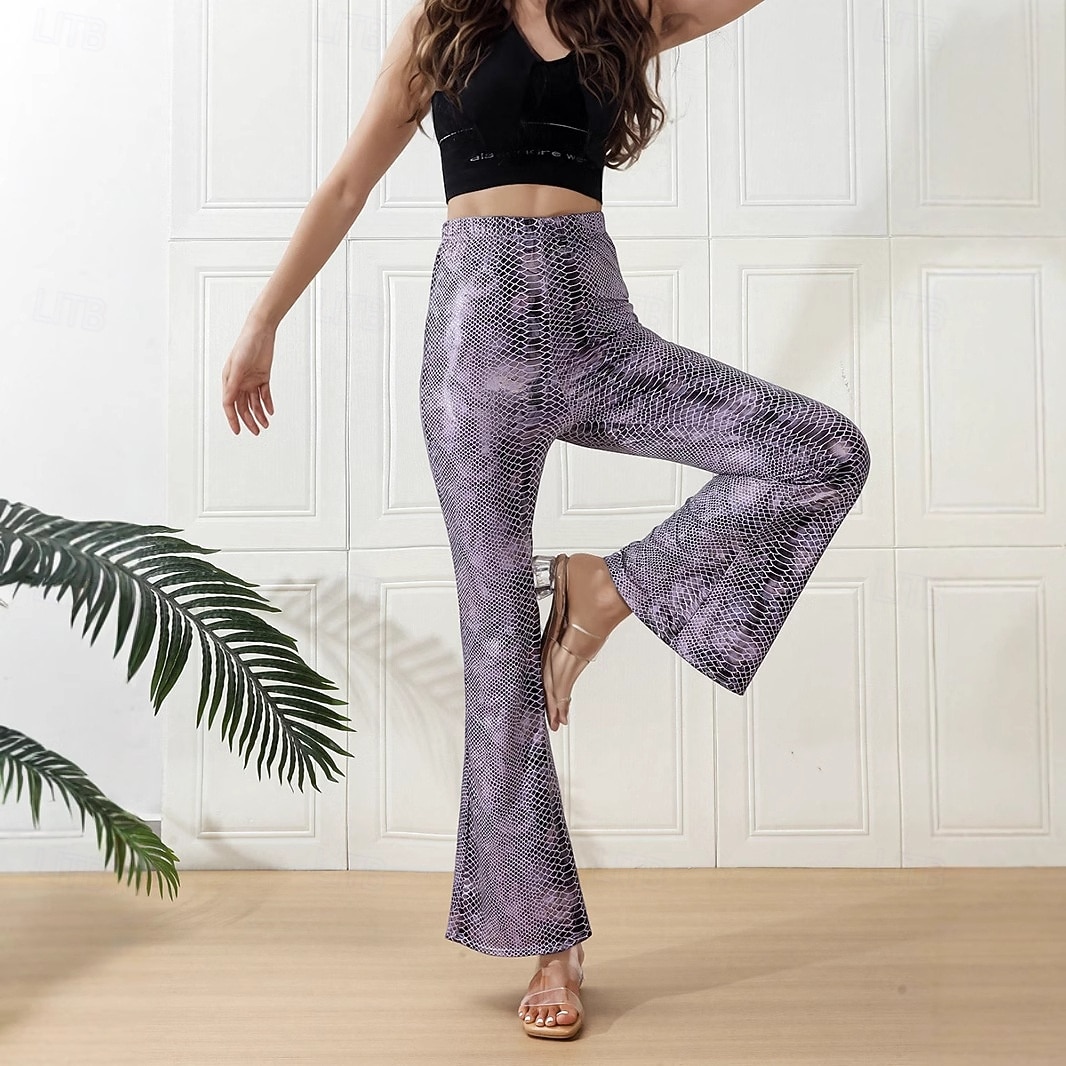 דִיסקוֹ שנות ה-80 מִכְנָסַיִים דיסקו תחפושות בגדי ריקוד נשים תחפושת קרנבל נשף מסכות מארדי גרא יום יומי\קז'ואל מצעד הגאווה חודש הגאווה מבוגרים מכנסיים 2026 - $54.99 –P3