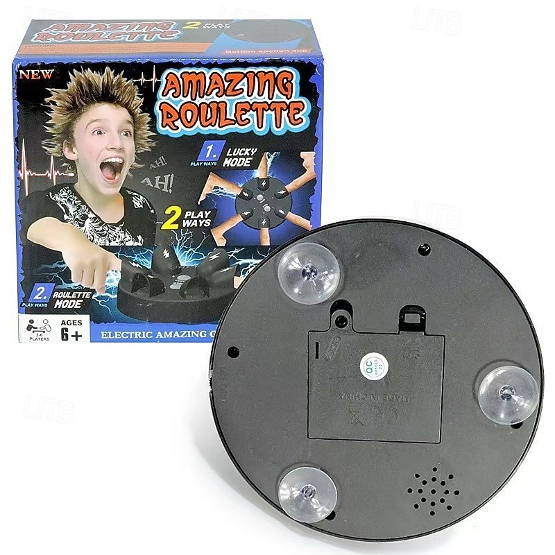 chock roulette partyspel intressant partyspel leksak elektriskt hasardspel mikro roulette polygraf fingerchockspel leksak partygåva elektrisk stötdetektor spelanalysator konsoler 2026 - $21.99 –P2