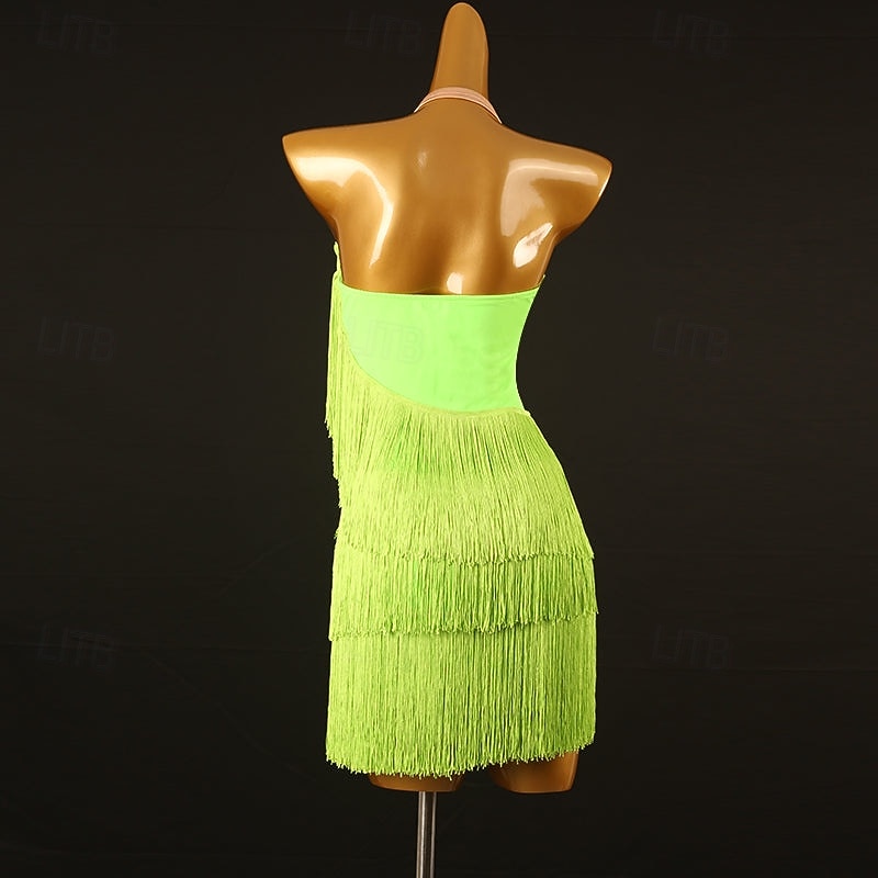 neon tassel dress LED Fringe Sequin Dress : PRE-ORDER XLarge / Silver Sequins