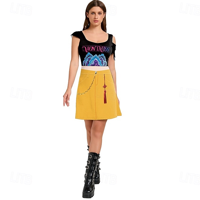 Inspirado em ídolos coreanos Estrela pop Ocasiões Especiais Fantasia fantasia Fantasia de Carnaval Ídolo Virtual for Mulheres Adulto Dia Das Bruxas Carnaval Espetáculo Comic Con Anime Expo de 2026 por $29.99 –P12