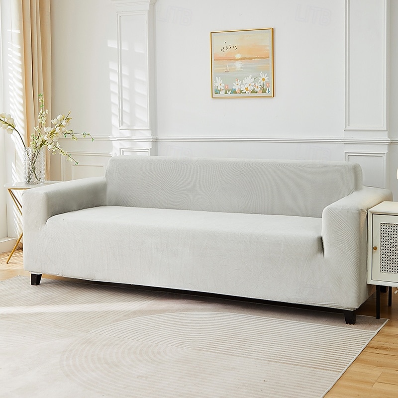 2026年 伸縮性のあるジャカード生地のストレッチソファカバー、ソファーカバー、セクショナルL字型ソファースリップカバー、コーナーケース、リビングルーム用、1、2、3、4人掛け  コレクション – $52.99 –P9