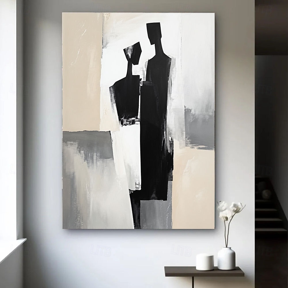 Hand Painted Couple Oil Painting Classic Abstract Wall Art Women And Man Oil Painting Home Decor Body Art Nordic Wall Painting Bedroom Decoration 2026 - $77.99 –P2