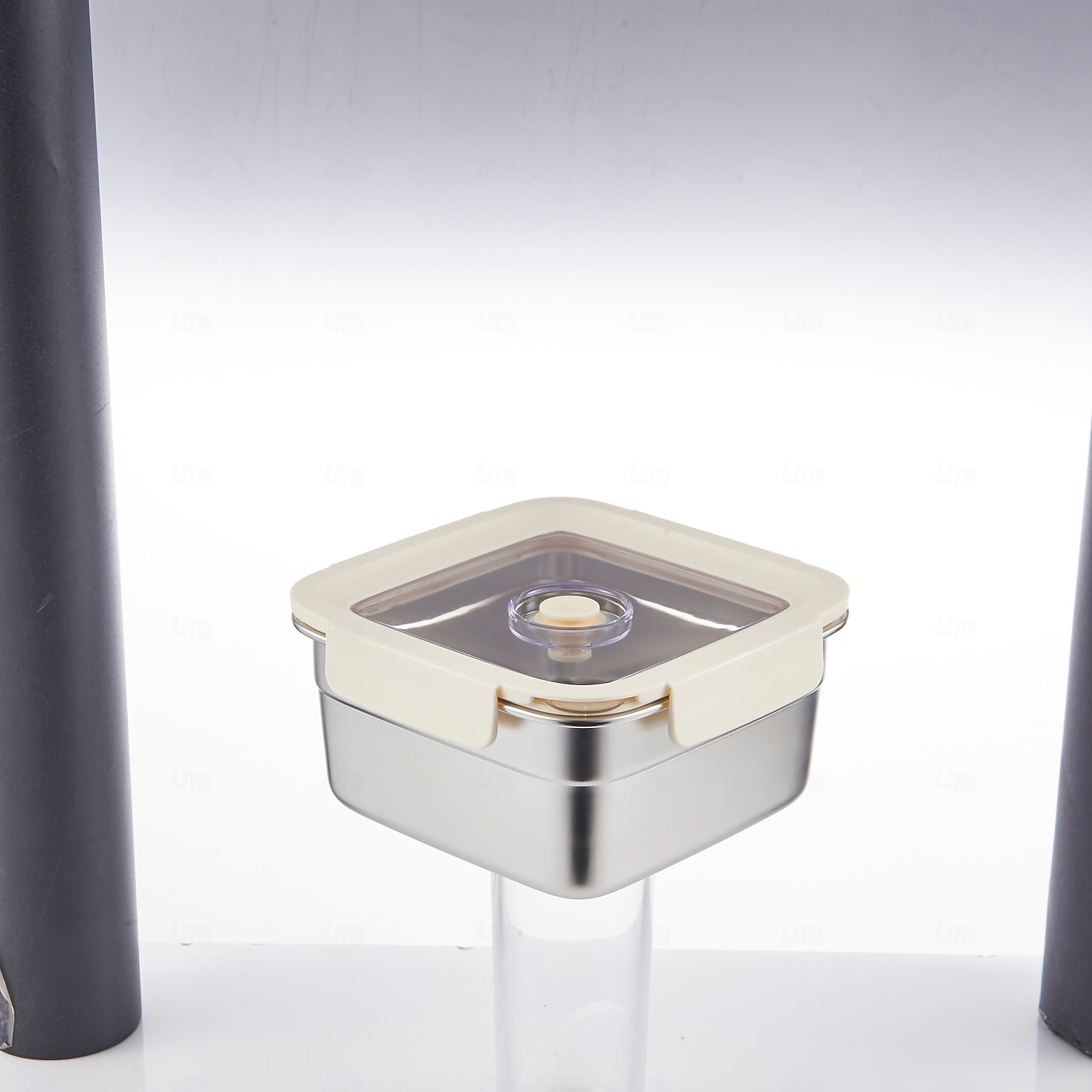 vakuummatbeholder matvaregodkjent sus304 forseglet matoppbevaringsboks bento lunsjboks for frukt, kjøleskapsikker, lufttett måltidsbeholder (firkantet) 2026 - $20.99 –P17