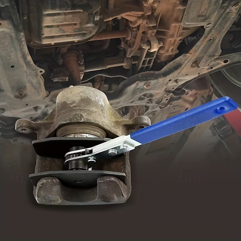 360 fokos racsnis kulcs 2 acéllemezzel, dugattyús expanderrel autó féknyergekhez - ideális egy-/kétdugattyús négydugattyús fékbetétekhez, ipari kéziszerszámkészlet, fém anyag, összeszerelést nem 2026 - $21.99 –P4